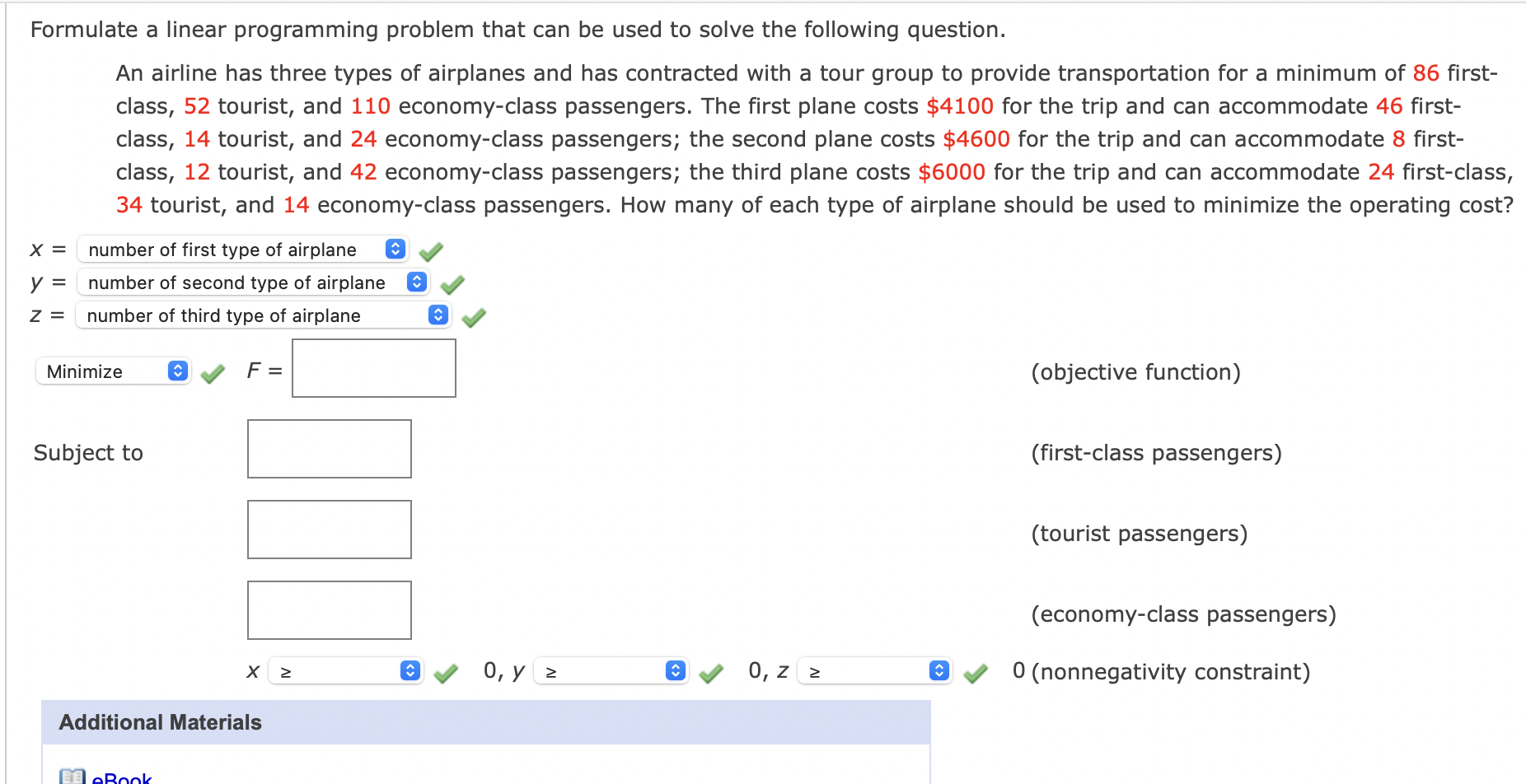 Solved Formulate A Linear Programming Problem That Can Be | Chegg.com