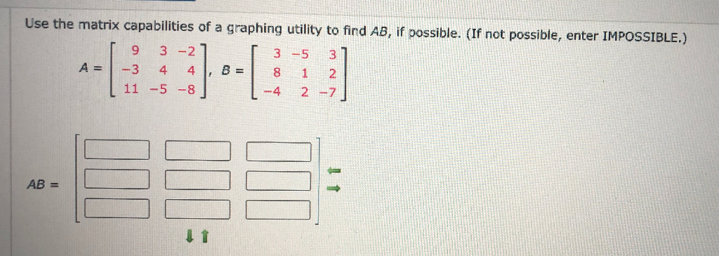 Solved Use the matrix capabilities of a graphing utility to | Chegg.com
