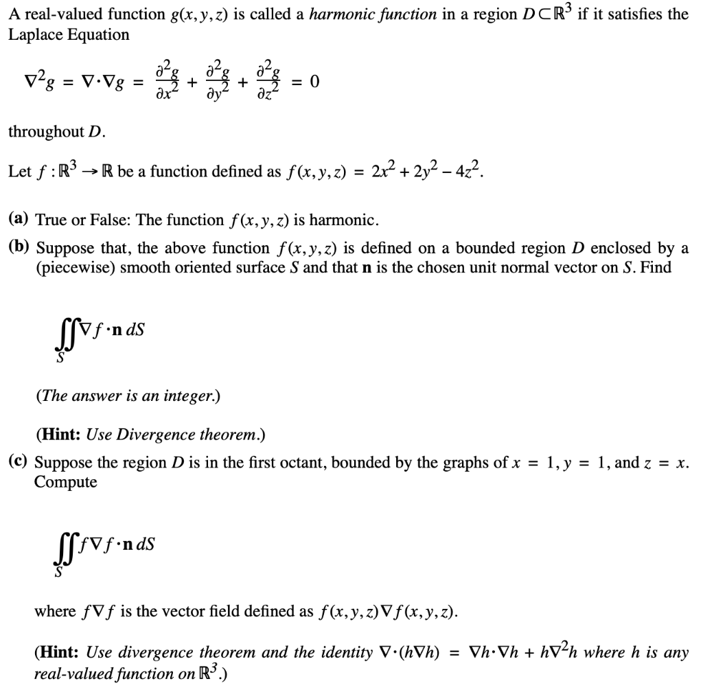 A Real Valued Function G X Y Z Is Called A Chegg Com