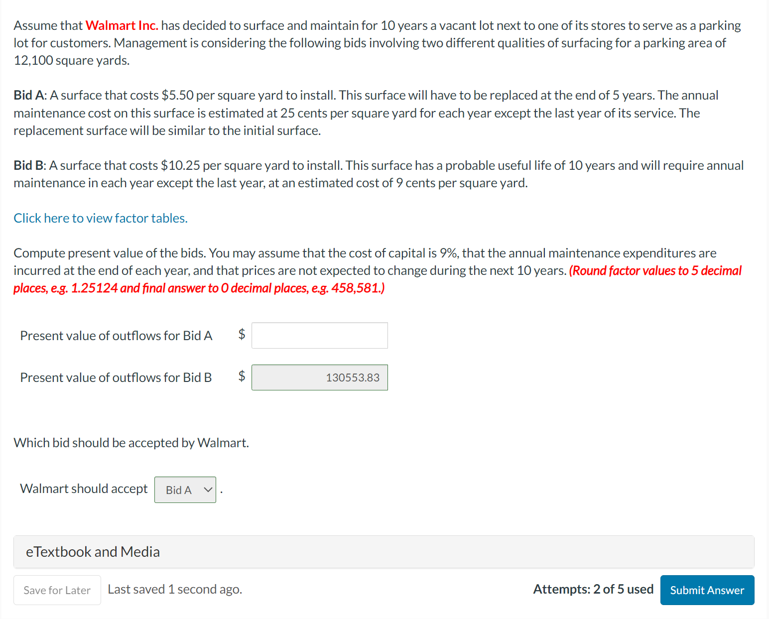 Solved Assume That Walmart Inc. Has Decided To Surface And | Chegg.com