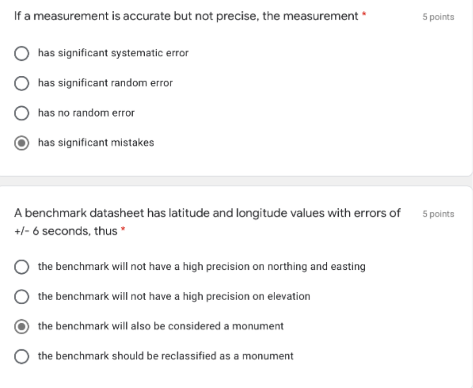 Solved If a measurement is accurate but not precise, the | Chegg.com