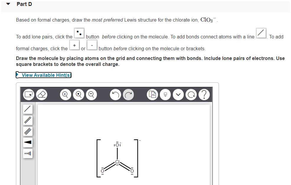 chlorate ion lewis structure