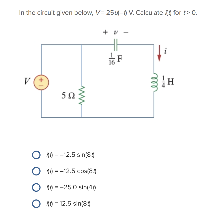 Solved In the circuit given below, V= 254(-6) V. Calculate | Chegg.com