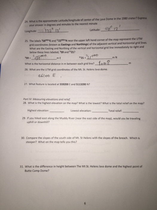 24. What is the approximate Latitude/longitude of | Chegg.com