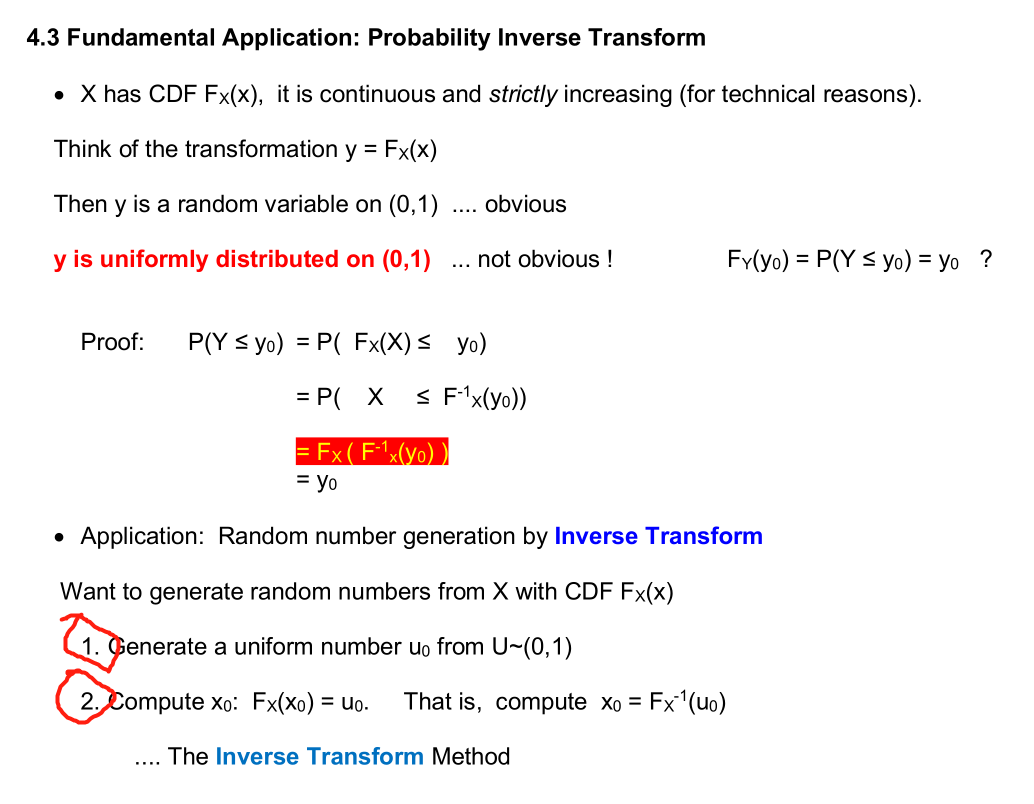 Solved 4.3 Fundamental Application: Probability Inverse | Chegg.com