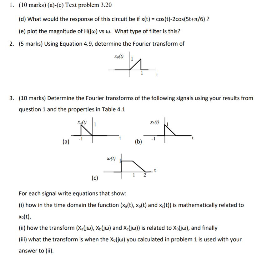 Solved 1 10 Marks A C Text Problem 3 D What W Chegg Com