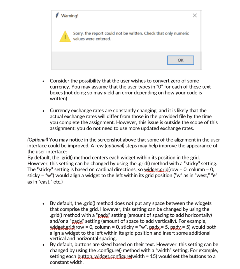 Solved Your assignment is to create a Python program that | Chegg.com