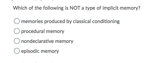 Solved Which of the following is NOT a type of implicit | Chegg.com