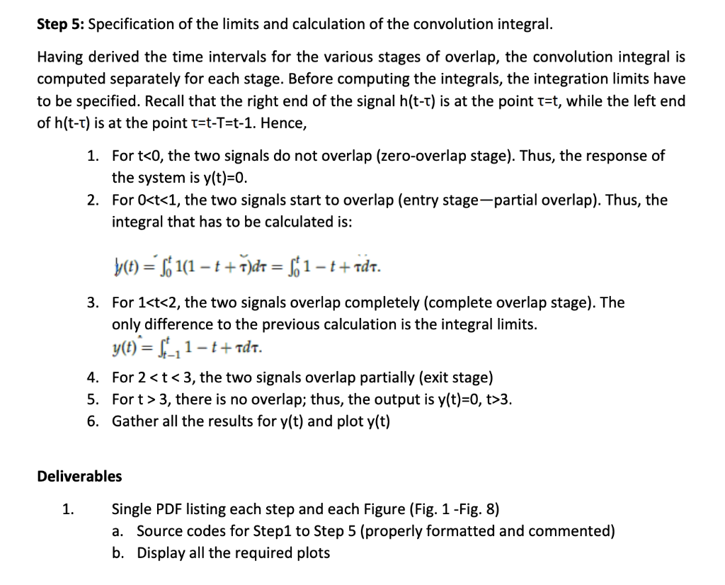 Task 1: In order to calculate the convolution between | Chegg.com
