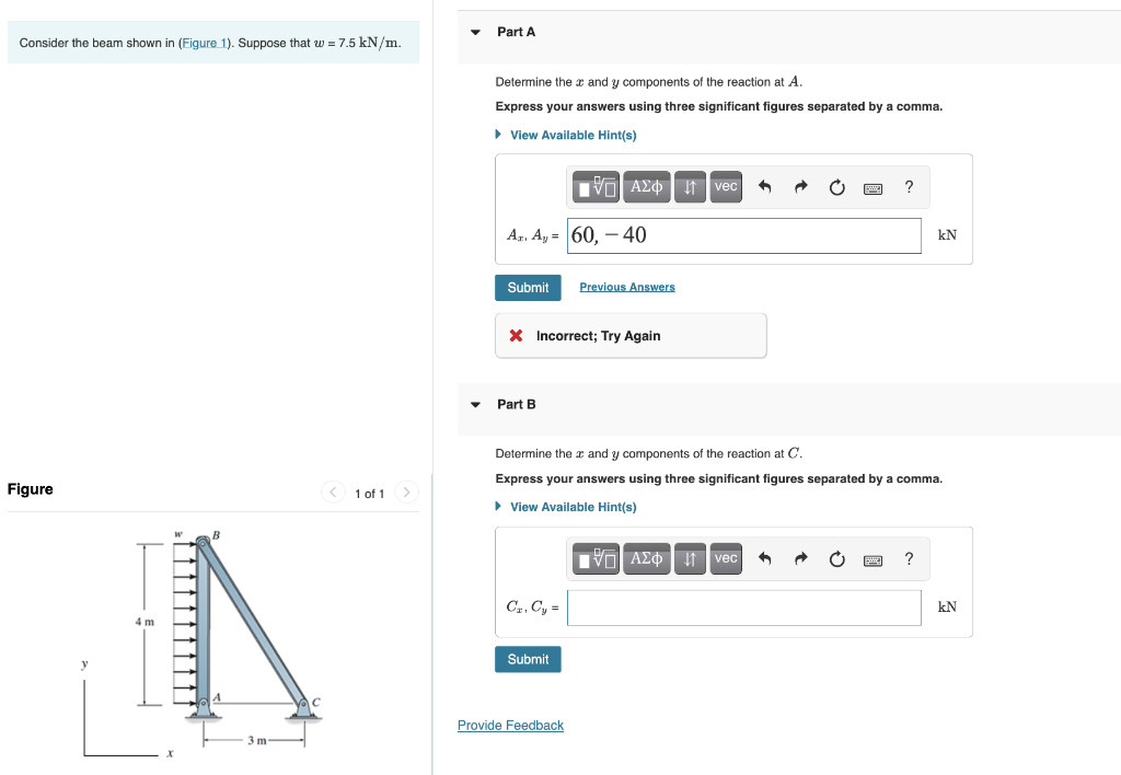 Solved Part A Consider The Beam Shown In (Figure 1). Suppose | Chegg.com