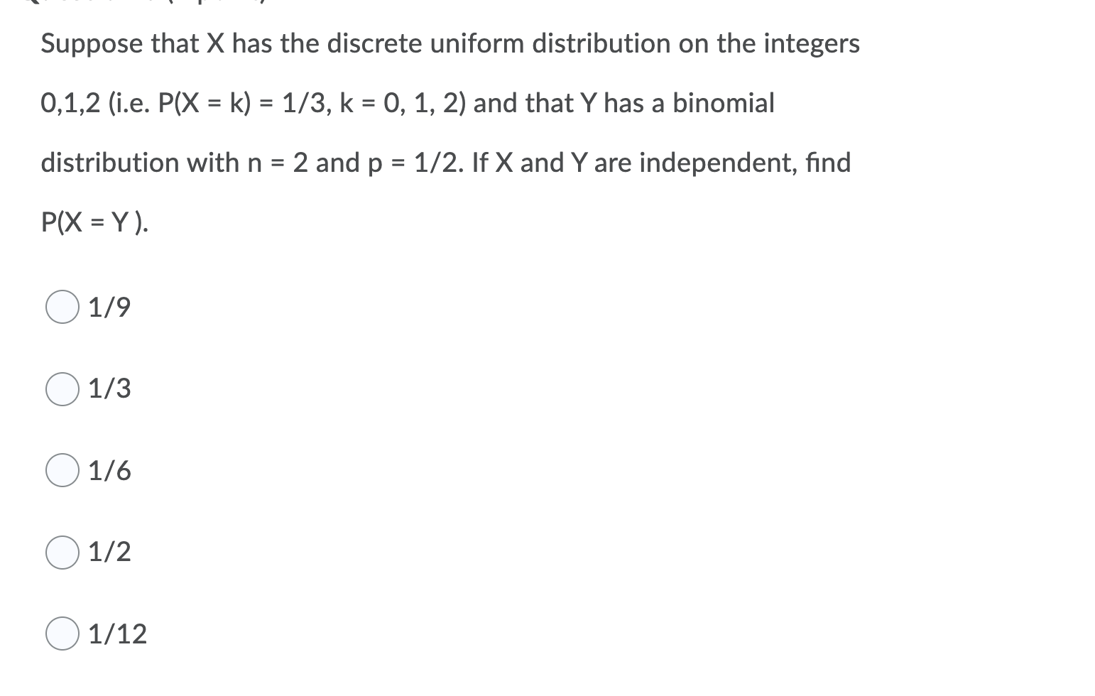 Solved Suppose that X has the discrete uniform distribution
