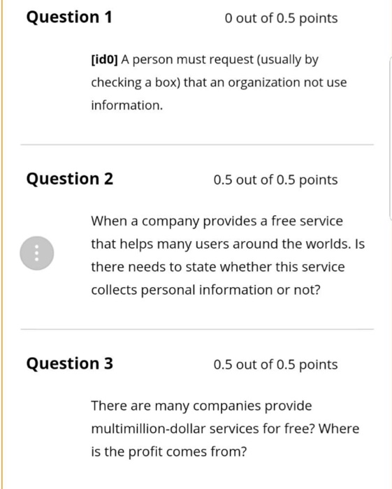 Solved Question 1 0 out of 0.5 points ido] A person must | Chegg.com