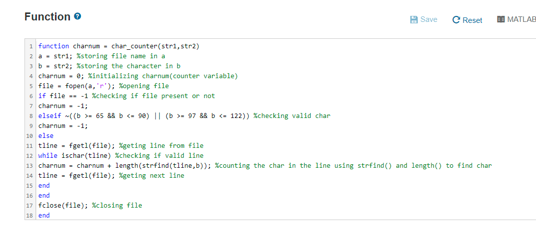 Solved Text File I/O Write a function called char_counter | Chegg.com