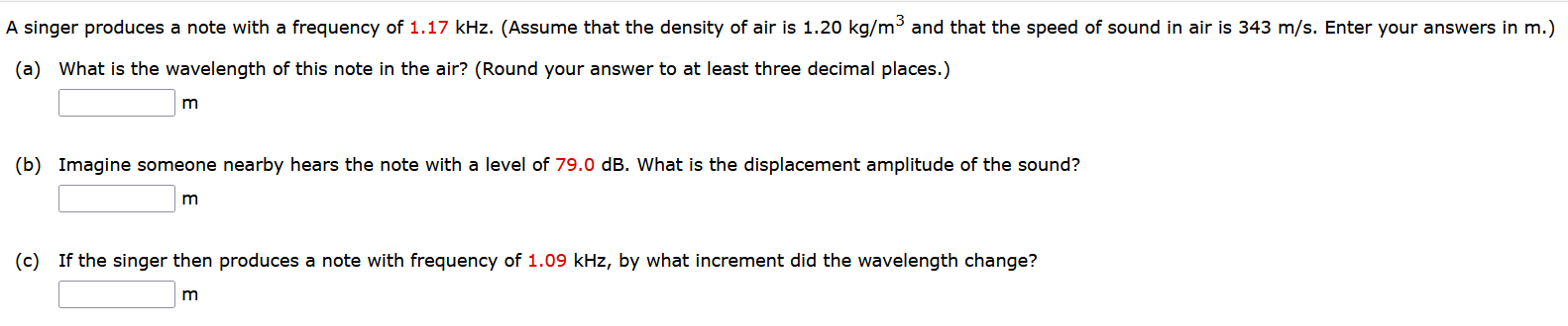 Solved (a) What is the wavelength of this note in the air? | Chegg.com