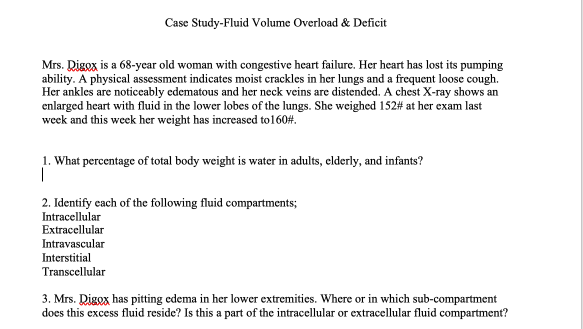 ati video case study fluid volume