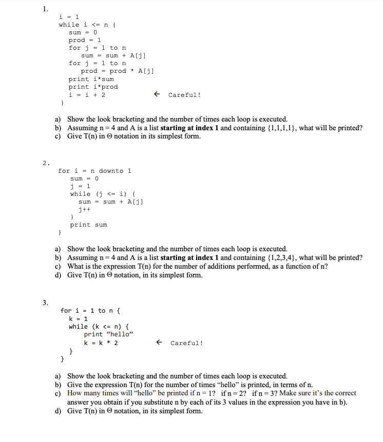 Solved i = 1while i