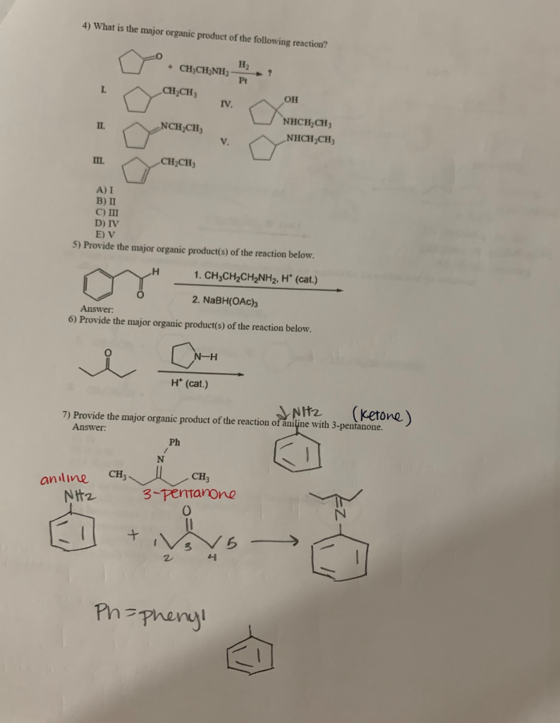 Solved 4. What is the major product of the following | Chegg.com