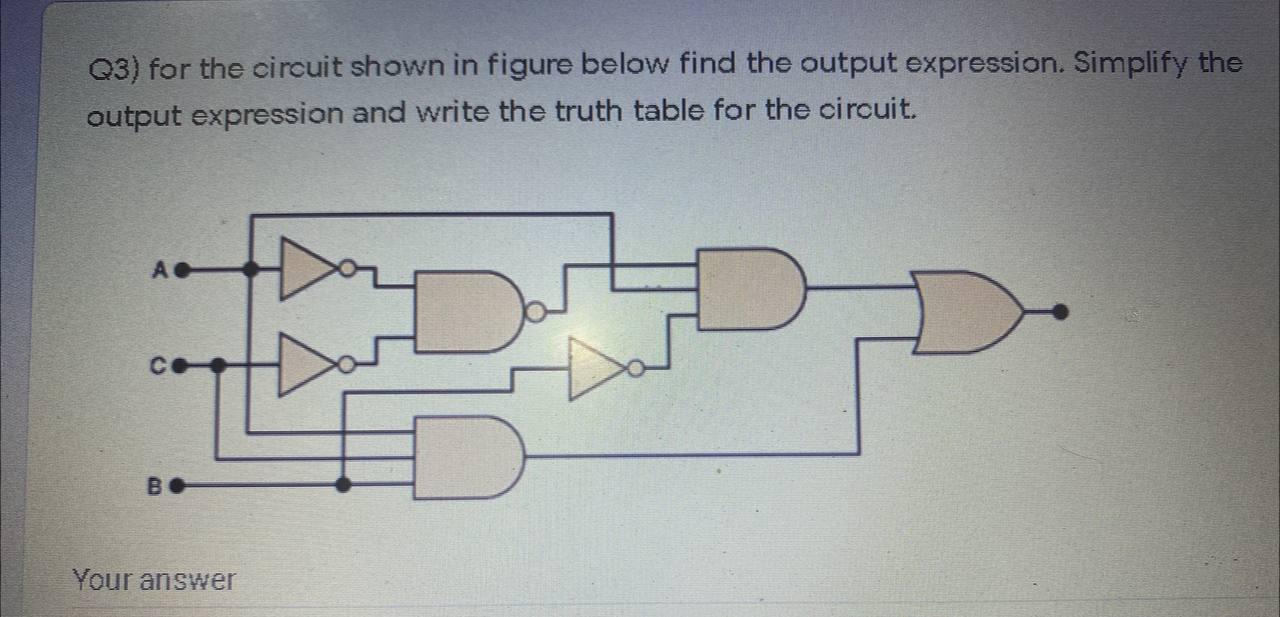 Solved Q3) For The Circuit Shown In Figure Below Find The | Chegg.com