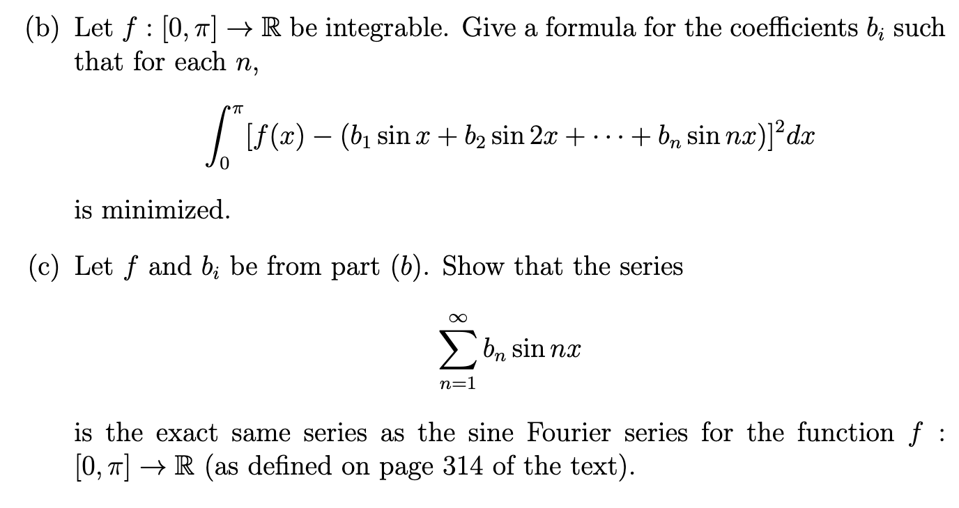 Solved B Let F [0 1] R Be Integrable Give A Formula