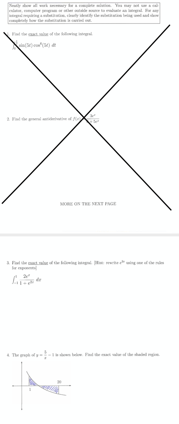 Solved Neatly show all work necessary for a complete | Chegg.com
