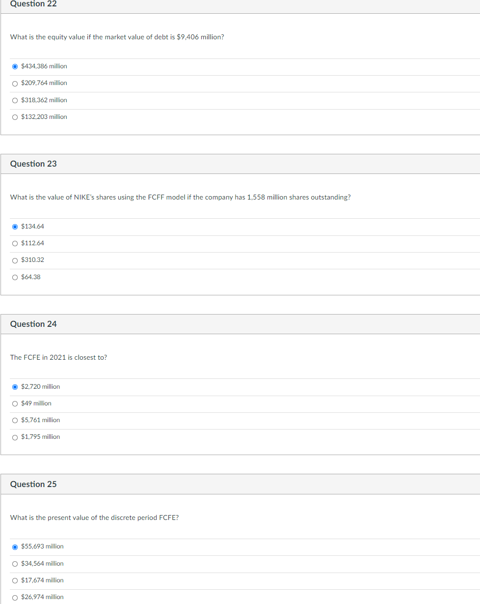 Solved Risk Free Rate 3 Market Return 8 ERP =