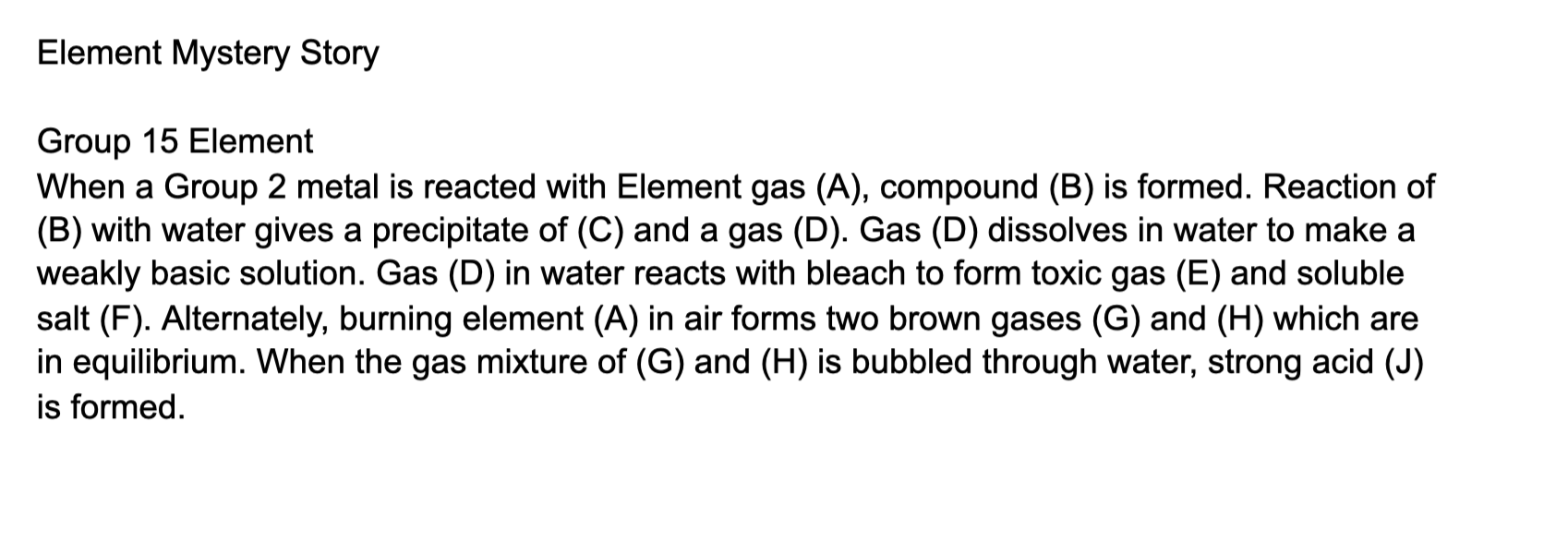 Solved please answer ASAP what element and all equations | Chegg.com