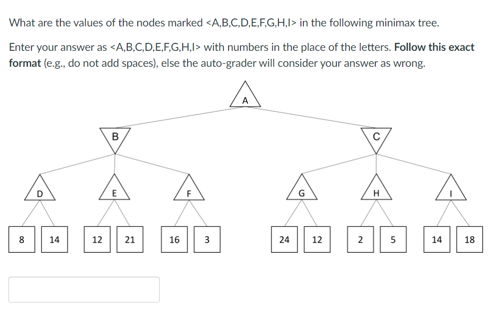 Solved What are the values of the nodes marked in the | Chegg.com