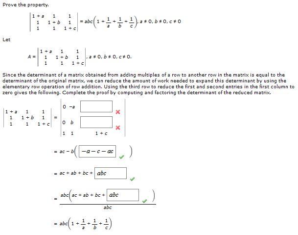 Solved Prove The Property. 1 + A 1 1 70-045-2)... 1 1 + B 1 | Chegg.com ...