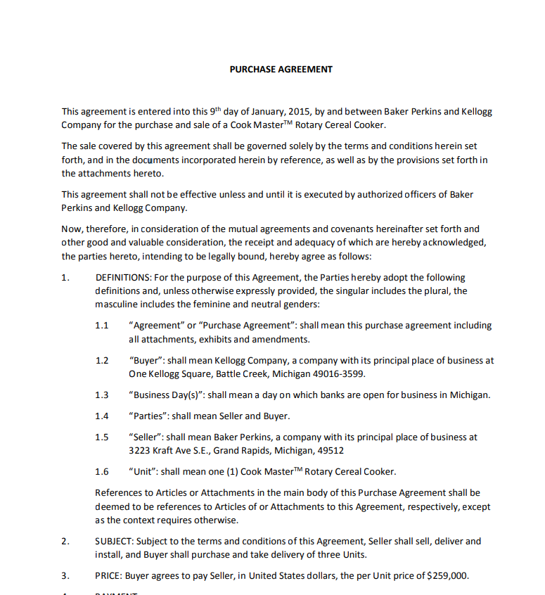 Common Law Agreement Template