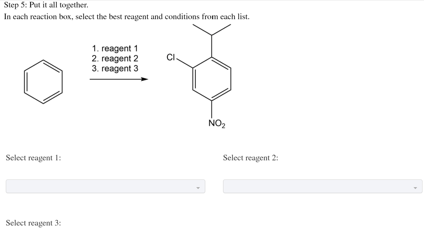 Solved Step 1 The Benzene Ring Will Undergo Electrophilic 