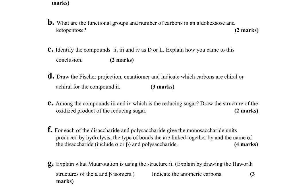 Solved marks) b. What are the functional groups and number | Chegg.com