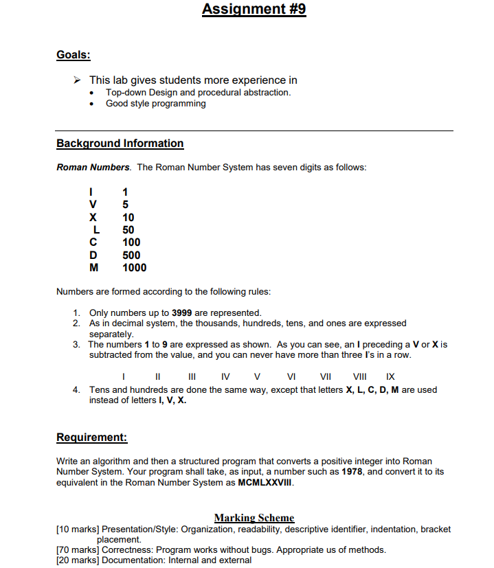 Solved Assignment \#9Goals:> ﻿This lab gives students more | Chegg.com