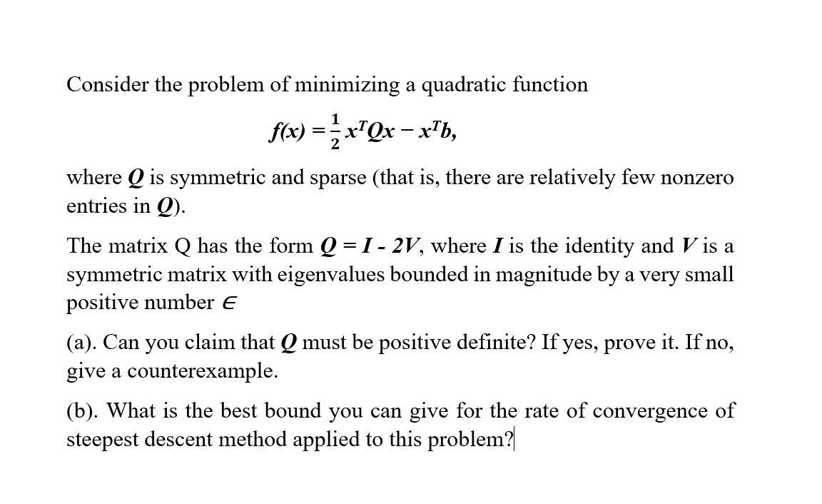 Solved This is a non-linear optimization problem. I need the | Chegg.com