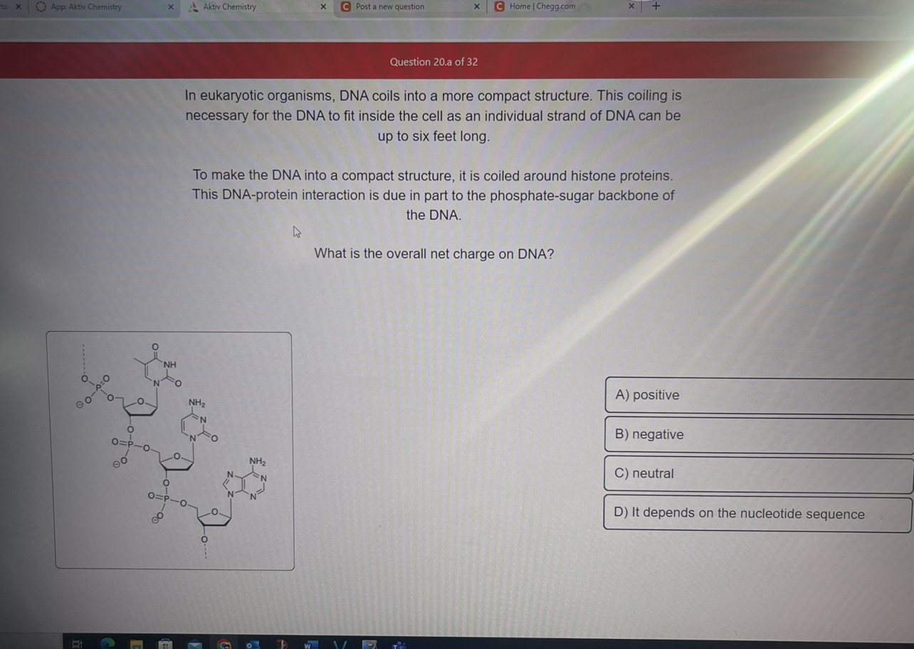 Solved In eukaryotic organisms, DNA coils into a more
