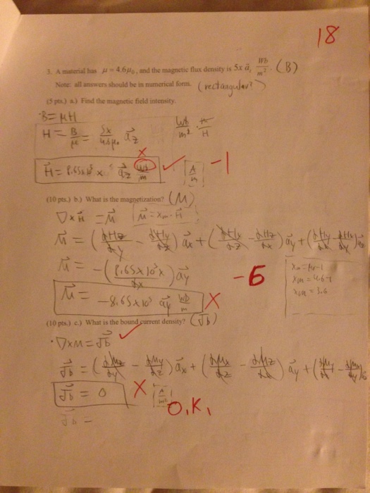 Solved A material has mu = 4.6 mu_0, and the magnetic flux | Chegg.com