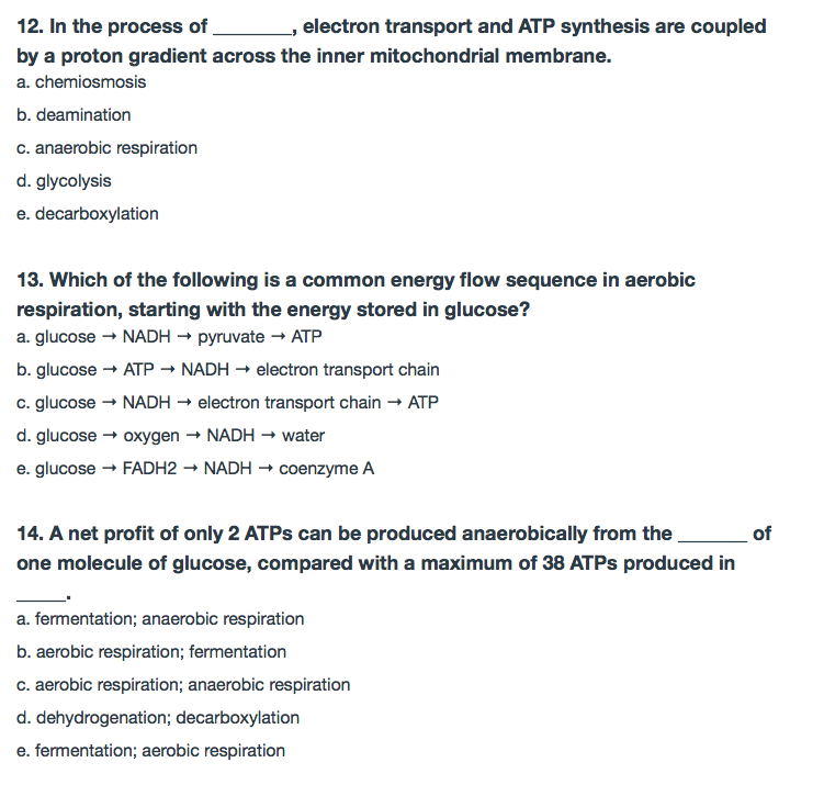 Solved , electron transport and ATP synthesis are coupled | Chegg.com