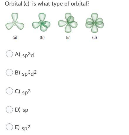 sp3d orbitals