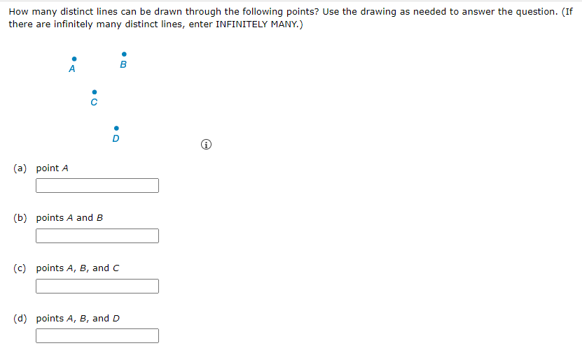 How many distinct lines can be drawn through the | Chegg.com