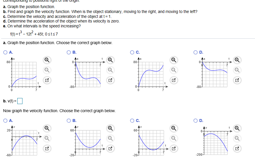 Solved e ong. a. Graph the position function. b. Find and | Chegg.com