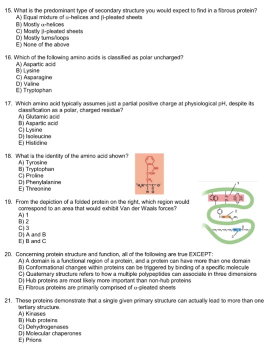 Solved 15. What is the predominant type of secondary | Chegg.com