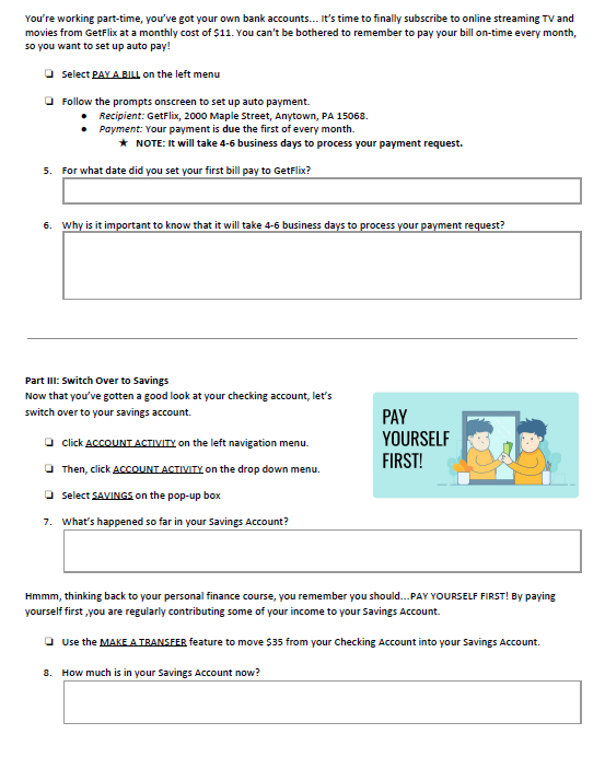 Ngpf Activity Bank Checking Scanish Version Ngpf Next Chegg Com