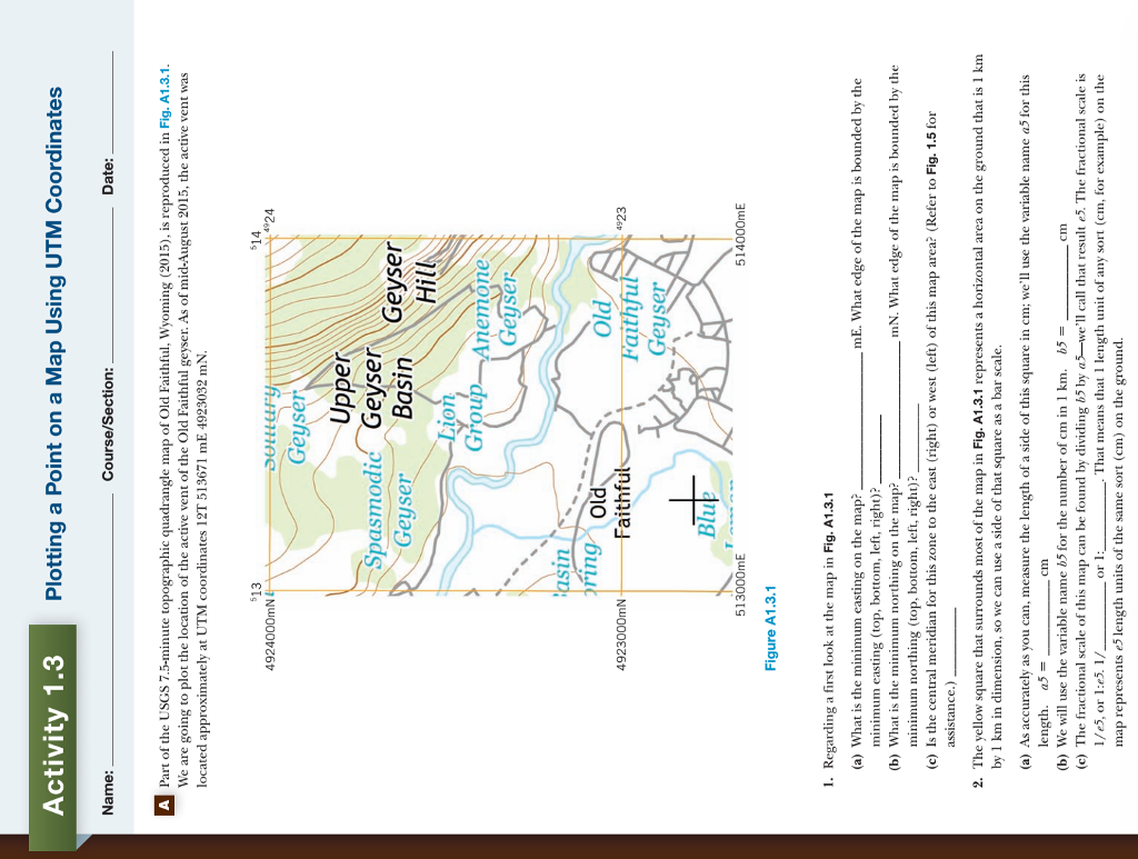 Solved laboratory manual in physical geology activity 1.3
