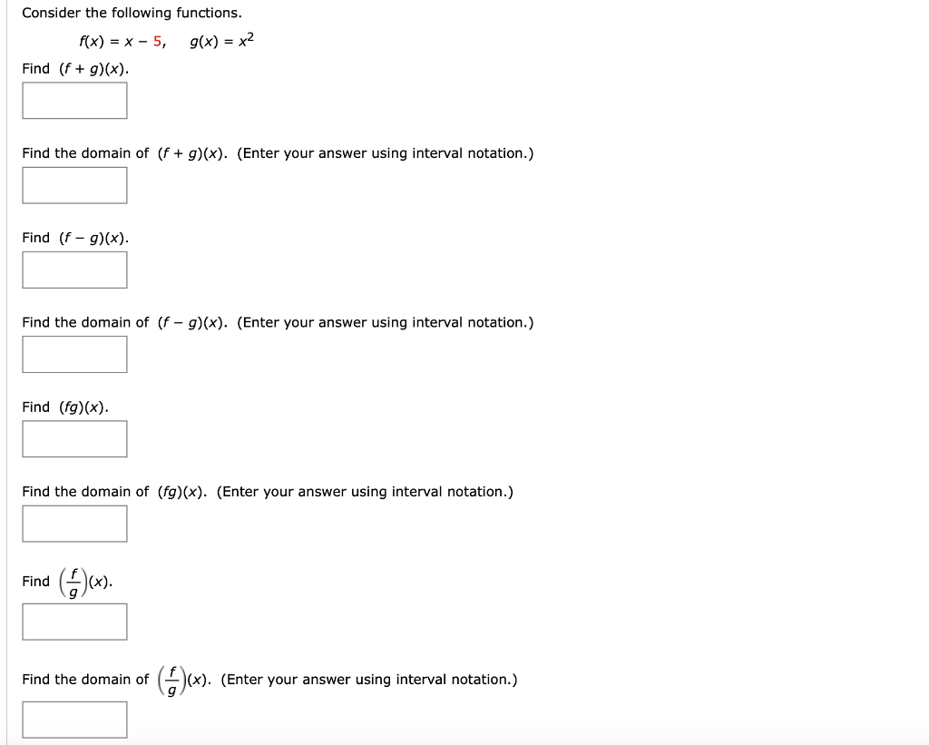 solved-consider-the-following-functions-f-x-x-5-g-x-chegg