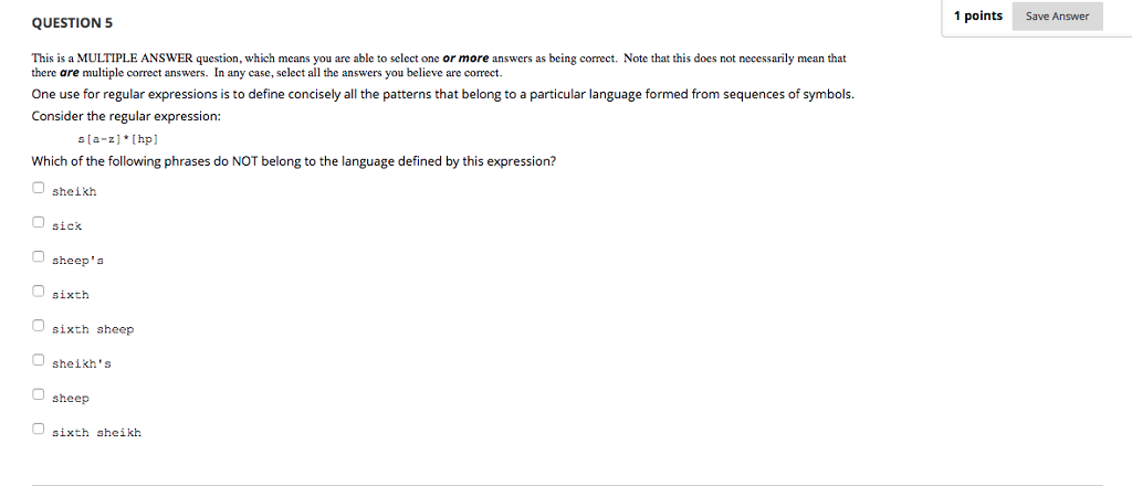 Solved 1 points Save Answer QUESTION 1 This is a MULTIPLE | Chegg.com