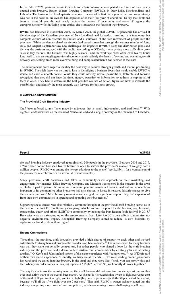 Solved 1, C.R.E.S.T analysis? Please refer to the table | Chegg.com