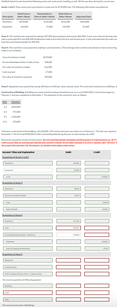 Please help correct all the red box. Provide | Chegg.com