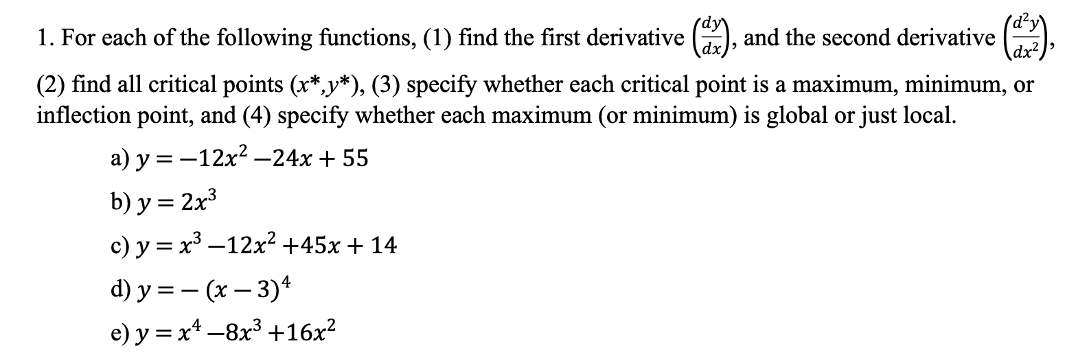 Solved PLEASE SHOW ALL IN DEPTH WORK because I suck at math | Chegg.com