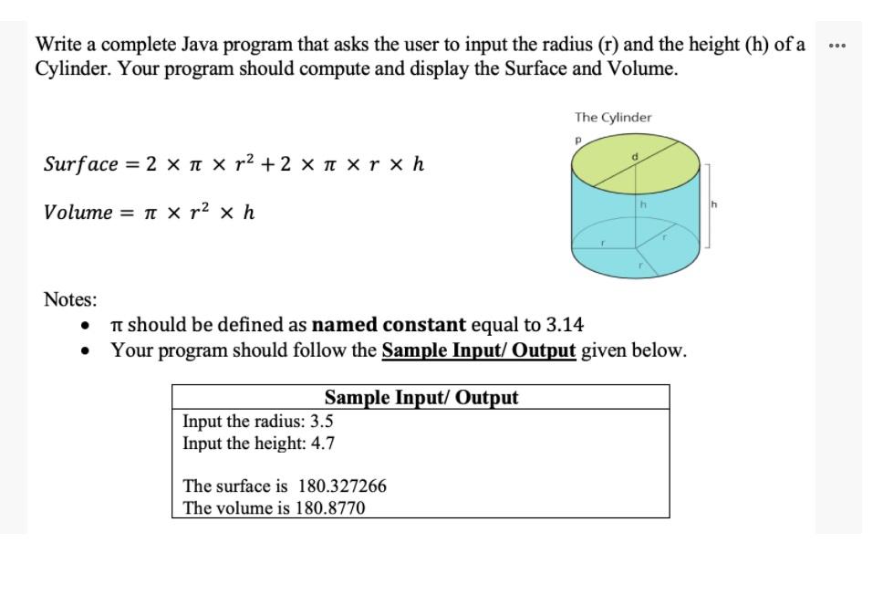 Solved Write a complete Java program that asks the user to | Chegg.com
