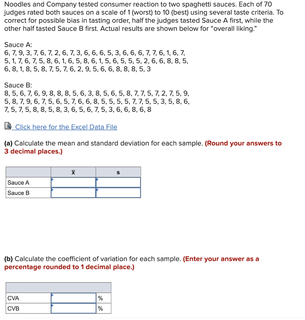 Solved Noodles and Company tested consumer reaction to two