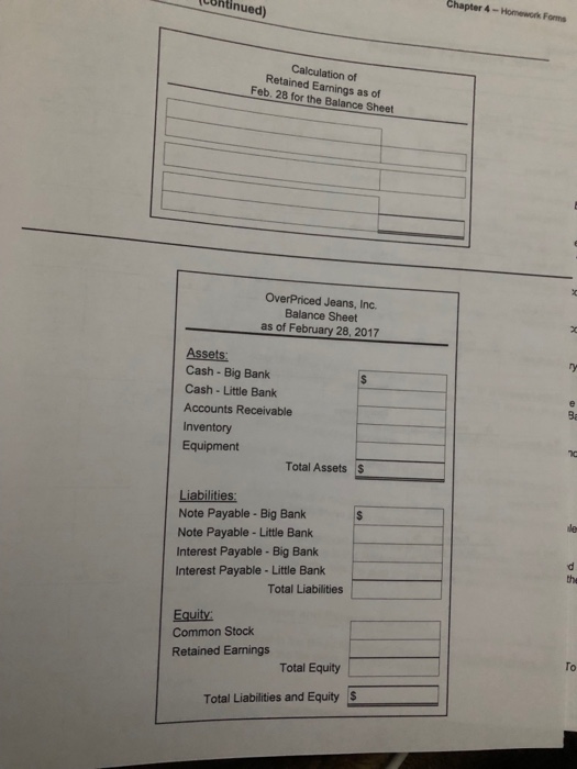Solved 44 SOLID FOOTING Chapter 4Using Revenue and Expense